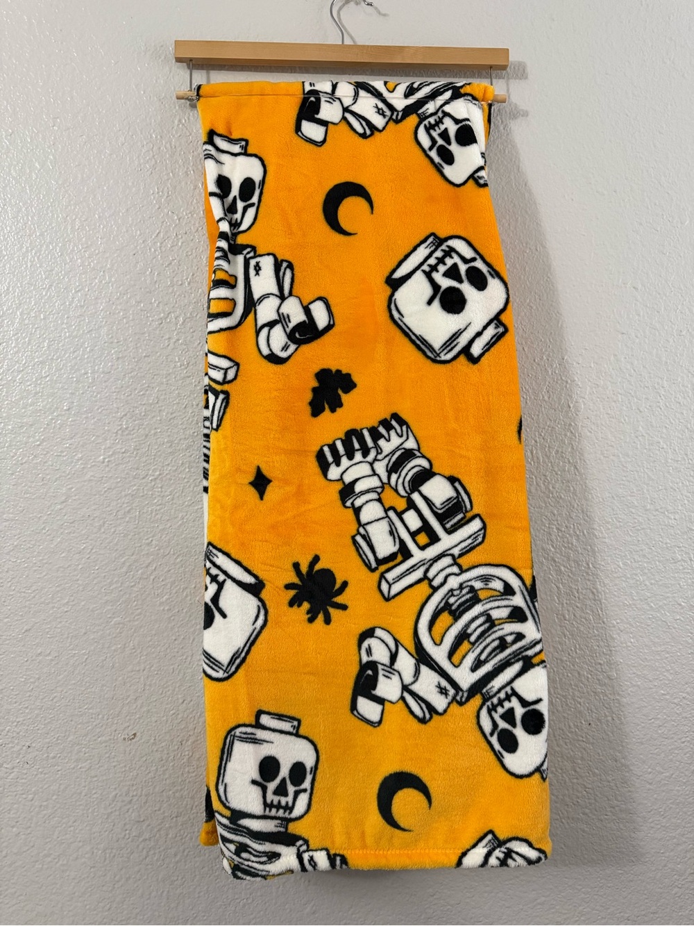 Lego Halloween Throw Blanket